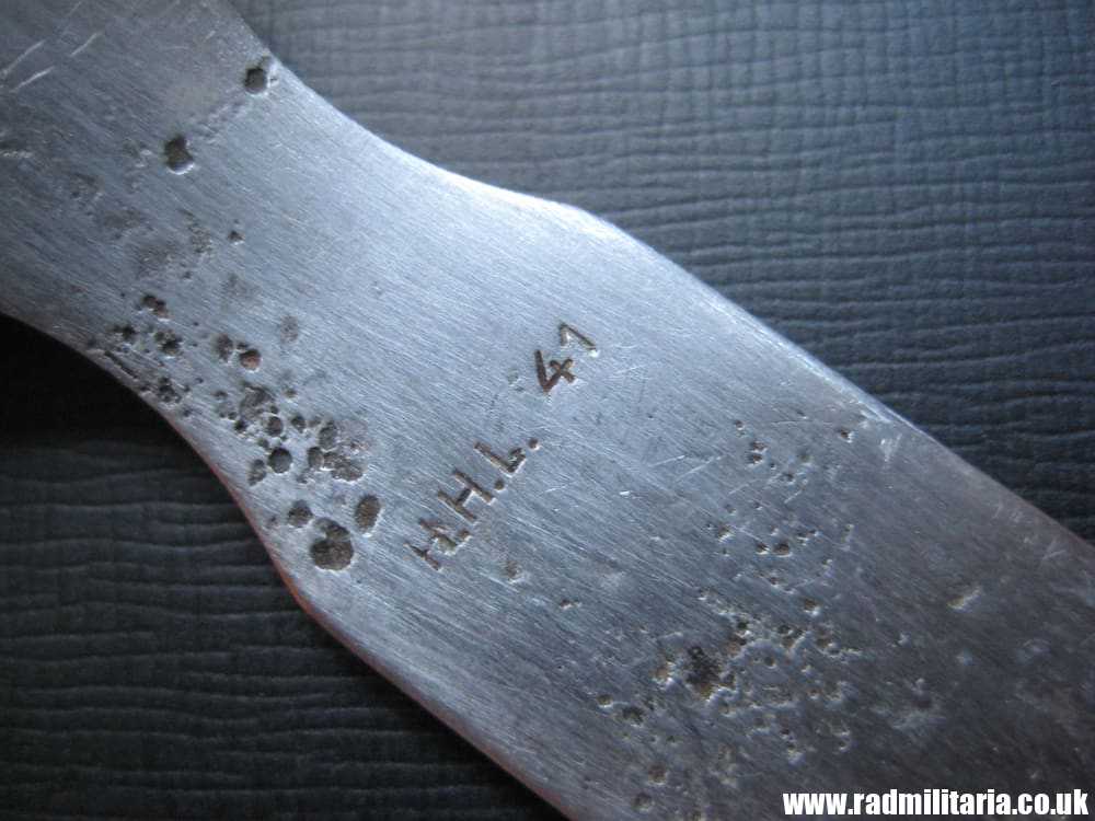 & WW2 genuine German FORK with Eagle marked: H.H.L. 41 stainless steel - 3RD REICH CUTLERY. - Image 16