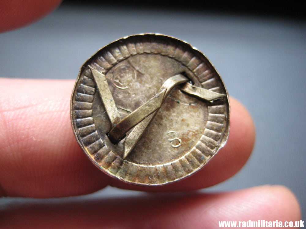 & WW2 genuine German NSDAP political leaders CAP COCKADE marked: RZM 8 (F. Wagner Pforzheim) - good condition. - Image 3