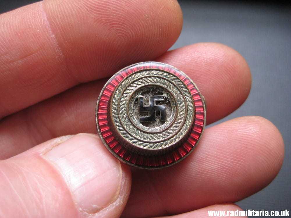 & WW2 genuine German NSDAP political leaders CAP COCKADE marked: RZM 8 (F. Wagner Pforzheim) - good condition. - Image 9