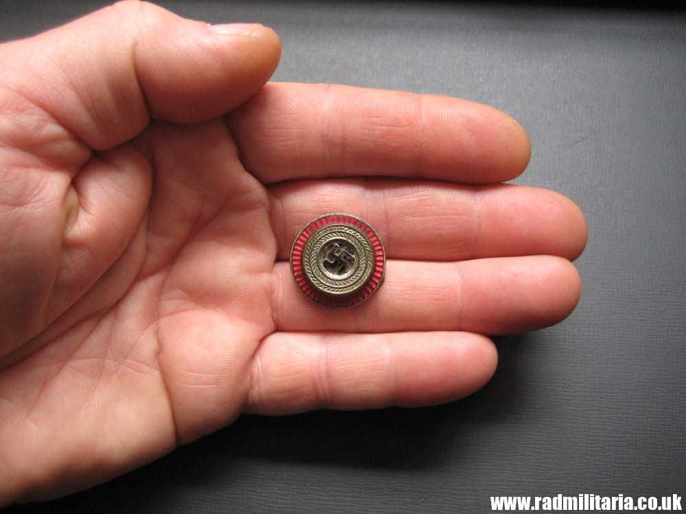 & WW2 genuine German NSDAP political leaders CAP COCKADE marked: RZM 8 (F. Wagner Pforzheim) - good condition. - Image 10