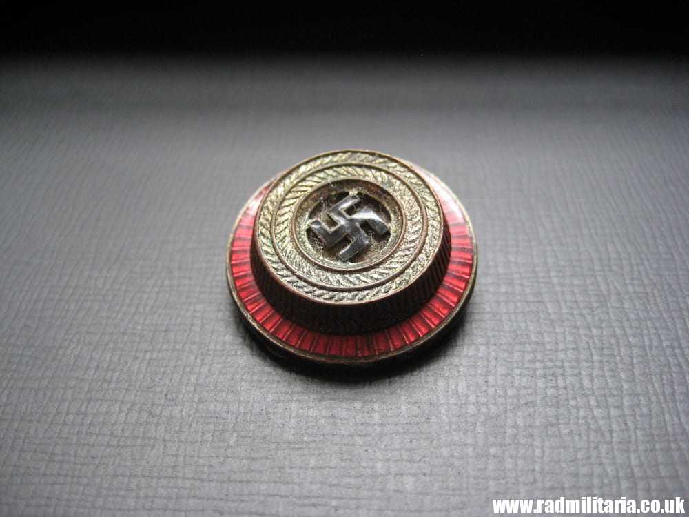 & WW2 genuine German NSDAP political leaders CAP COCKADE marked: RZM 8 (F. Wagner Pforzheim) - good condition. - Image 11