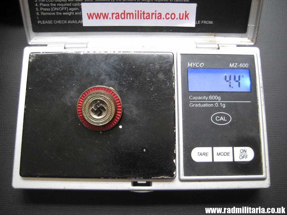 & WW2 genuine German NSDAP political leaders CAP COCKADE marked: RZM 8 (F. Wagner Pforzheim) - good condition. - Image 16