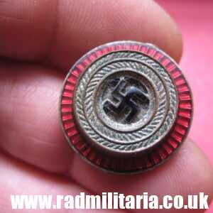 & WW2 genuine German NSDAP political leaders CAP COCKADE marked: RZM 8 (F. Wagner Pforzheim) - good condition.