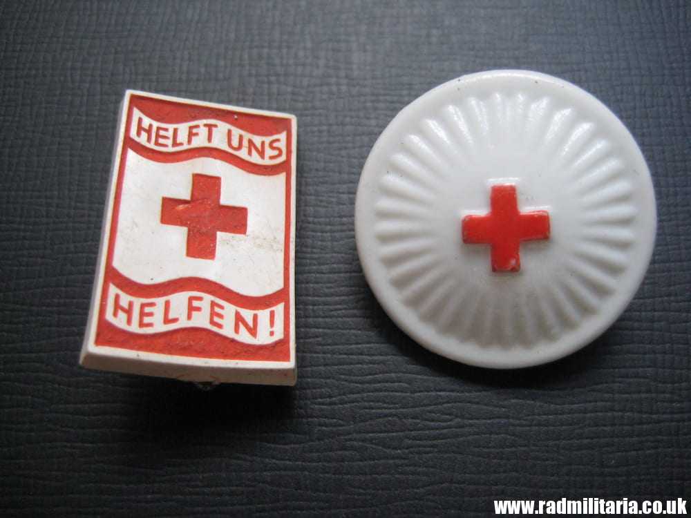 & WW2 German Red Cross BADGES - SET of 2. - Image 2