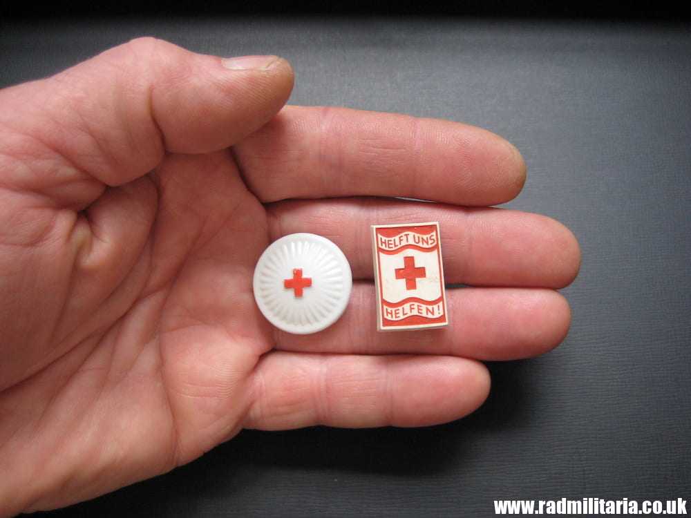 & WW2 German Red Cross BADGES - SET of 2. - Image 5