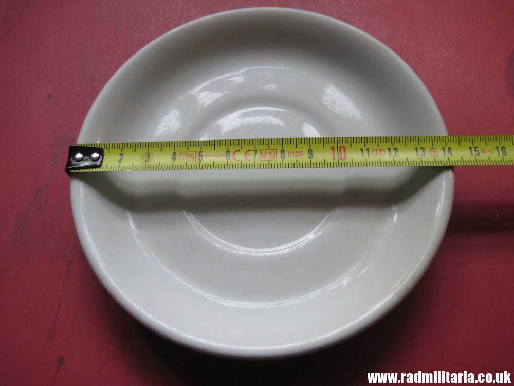 & WW2 genuine CERAMIC canteen PLATE - RAD: Reichsarbeitdienst, maker: HUTSCHENREUTHER Selb - Image 10