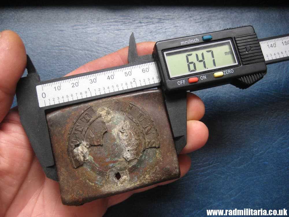 & WW1 German BELT BUCKLE old pattern 100% genuine - metal detecting find. - Image 11