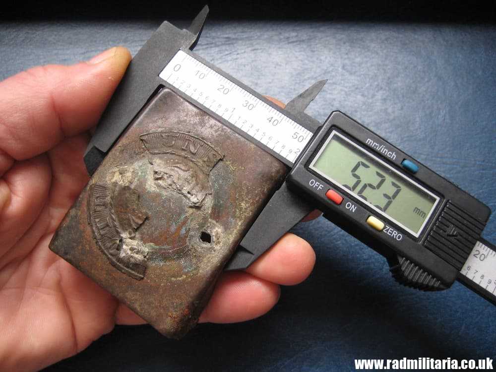 & WW1 German BELT BUCKLE old pattern 100% genuine - metal detecting find. - Image 12