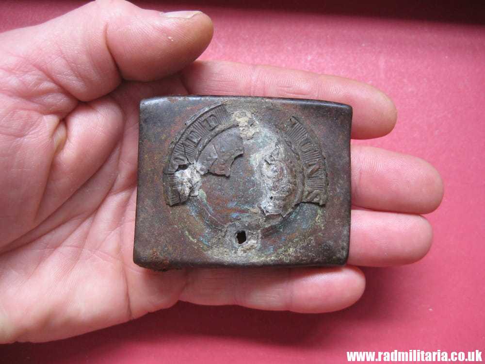 & WW1 German BELT BUCKLE old pattern 100% genuine - metal detecting find. - Image 14