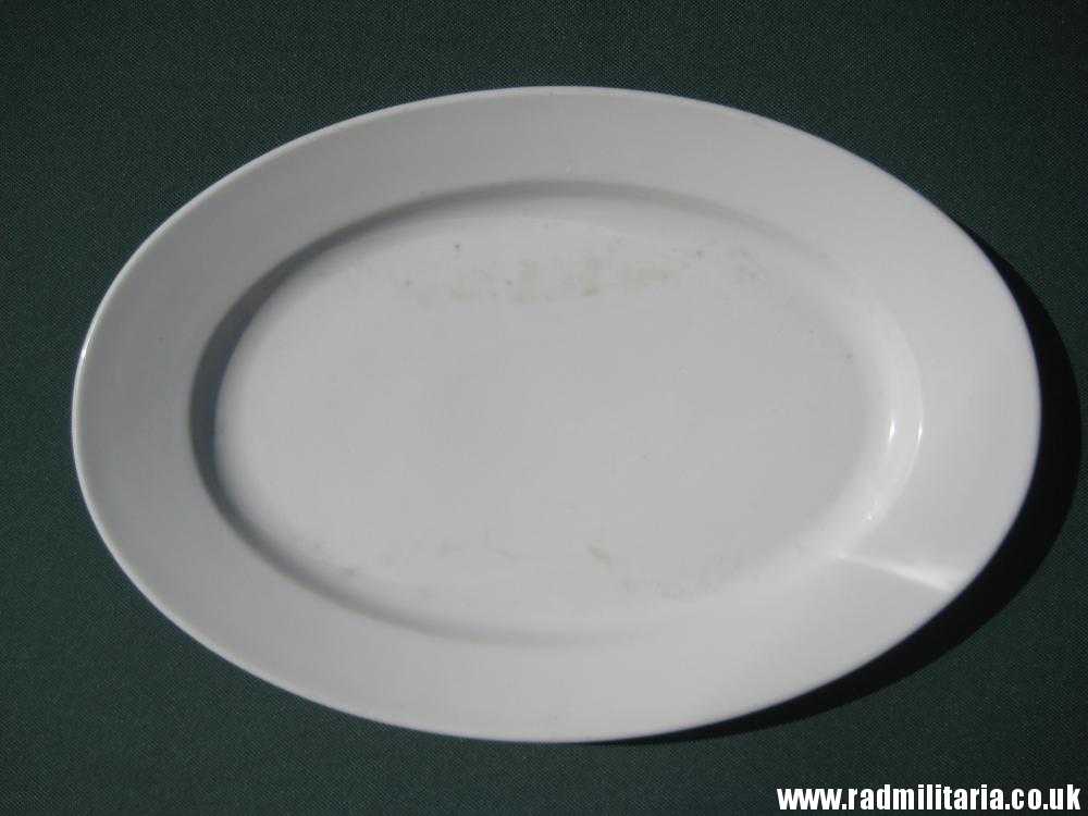 & WW2 original German LUFTWAFFE ceramic SAUCER - FL. U.V. 1942, maker: KPM - good used condition - Image 2