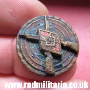 & original HJ SHOOTING BADGE - metal detecting find, marks: RZM M1/63.