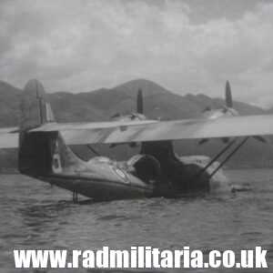 & WW2 original old RAF PHOTO: Catalinas S/240 and W/240 Kowloon Bay, 240 RAF Squadron 17.9.45