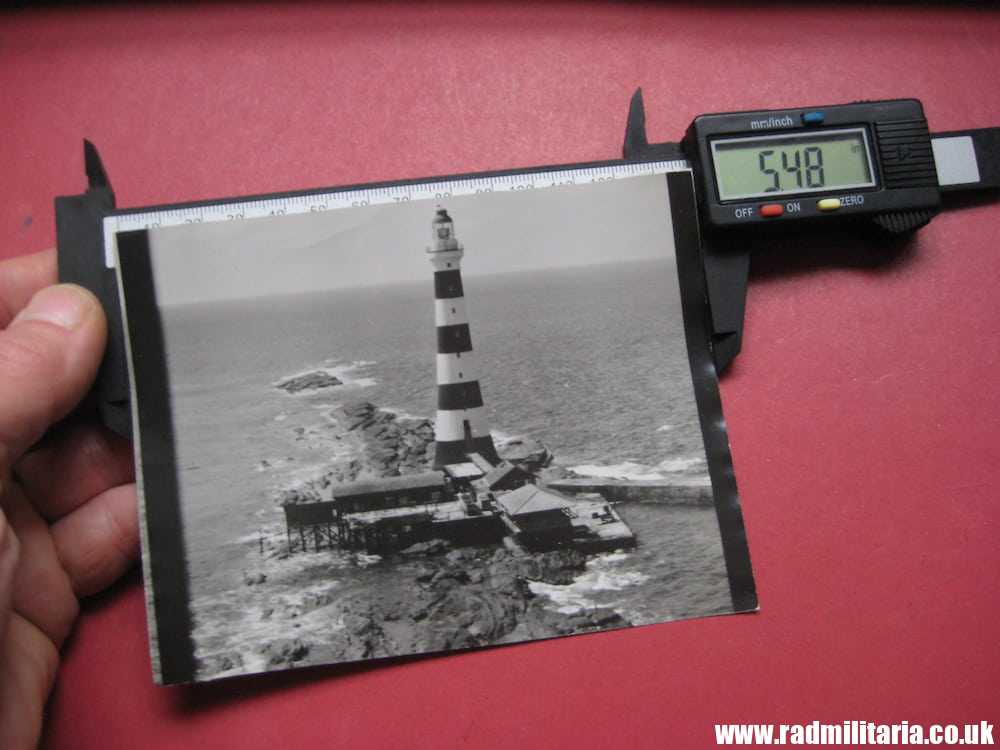 & WW2 original old RAF PHOTO: The war at Sea - ALGUADA Lighthouse. - Image 11