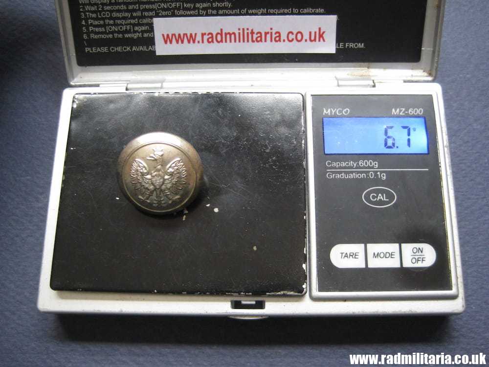 & WW2 Polish Army BUTTONS with EAGLE a Pair, made in UK - BUTTONS LIMITED BIRMINGHAM. - Image 8