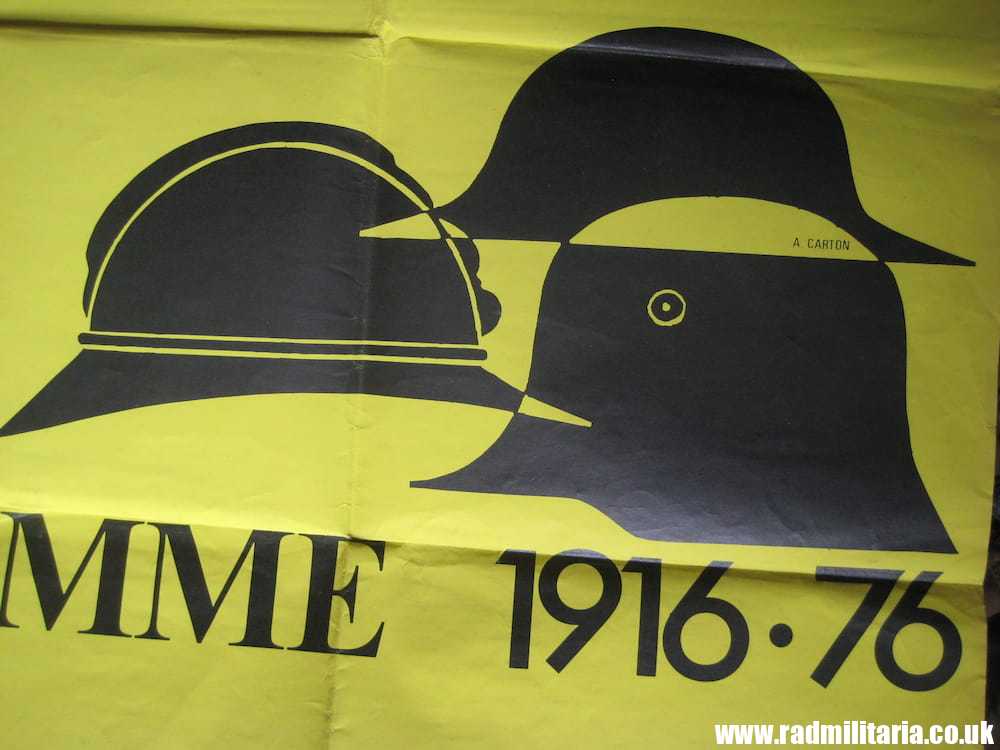 & original old POSTER - SOMME 1916 - 1976