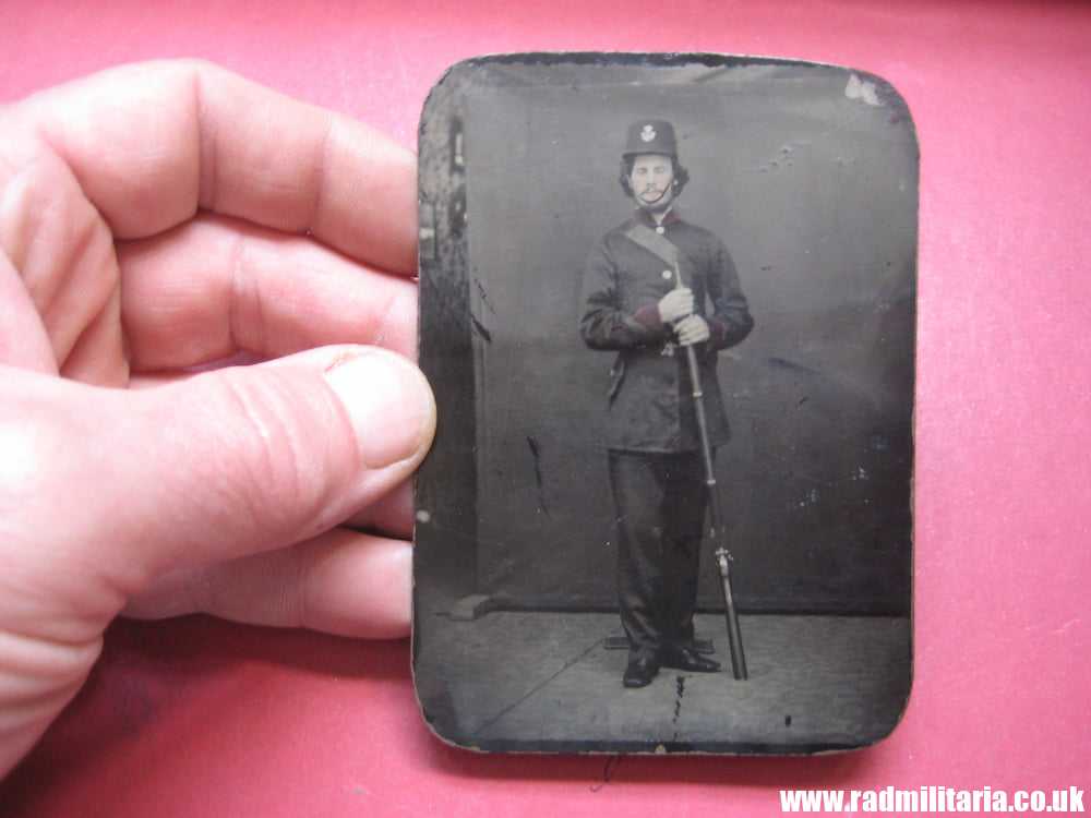 & Crimean War old SOLDIERS PHOTOGRAPH on metal - ORIGINAL ! - Image 5