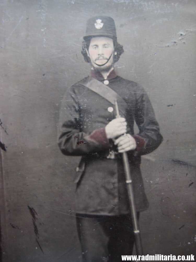 & Crimean War old SOLDIERS PHOTOGRAPH on metal - ORIGINAL ! - Image 8