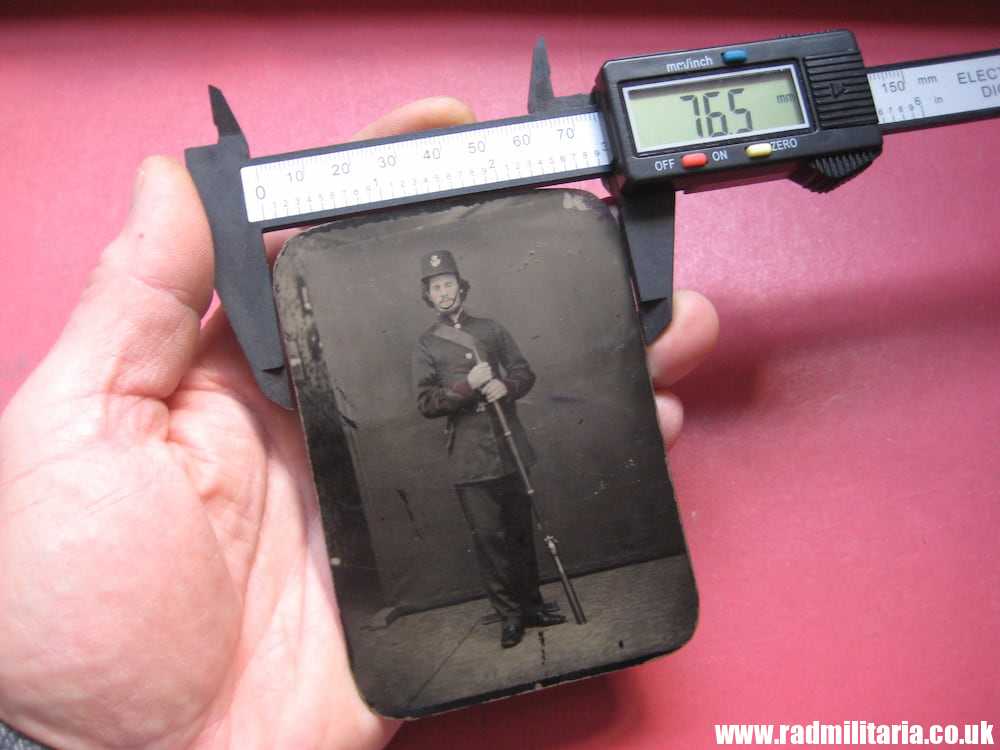 & Crimean War old SOLDIERS PHOTOGRAPH on metal - ORIGINAL ! - Image 9