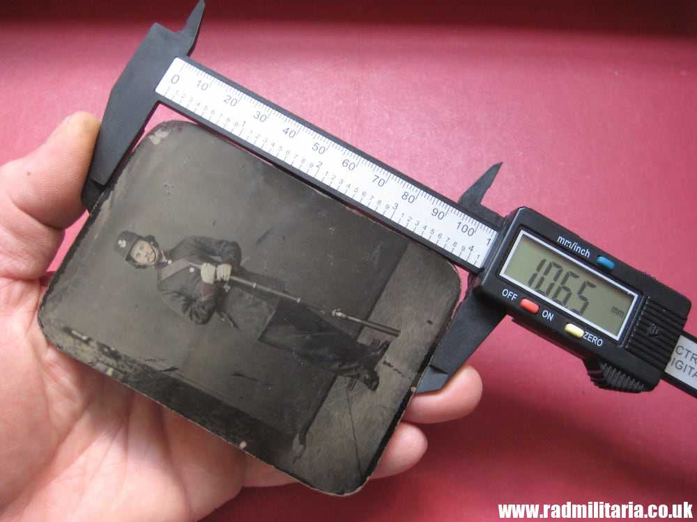 & Crimean War old SOLDIERS PHOTOGRAPH on metal - ORIGINAL ! - Image 10