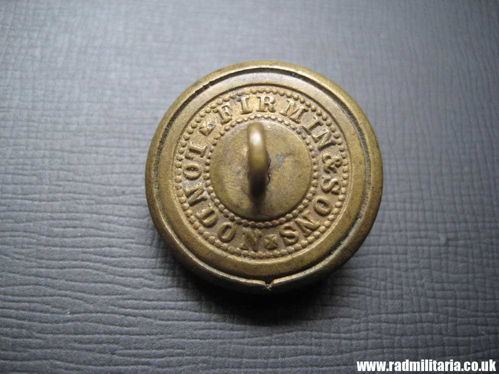 British MILITARY SKULL BUTTON - 17th Lancers Regiment, maker: FIRMIN & SONS LONDON - Image 4