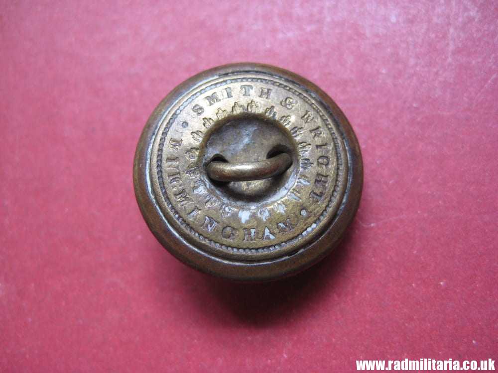 pre WW1 British MILITARY SKULL BUTTON - 17th Lancers Regiment, maker: SMITH & WRIGHT, Birmingham 1882 - 1889. - Image 7
