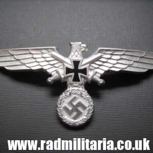 & WW2 original German large size EAGLE BADGE marked: 1 GES. GESCH. mint condition !! veterans NS RKB.