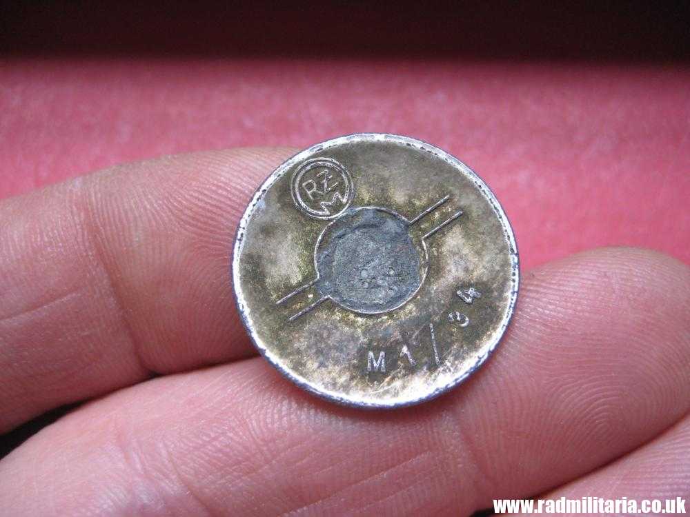 & WW2 original German NSDAP enamel membership BADGE marked: RZM M1/34 Karl Wurster, Markneukirchen. - Image 11