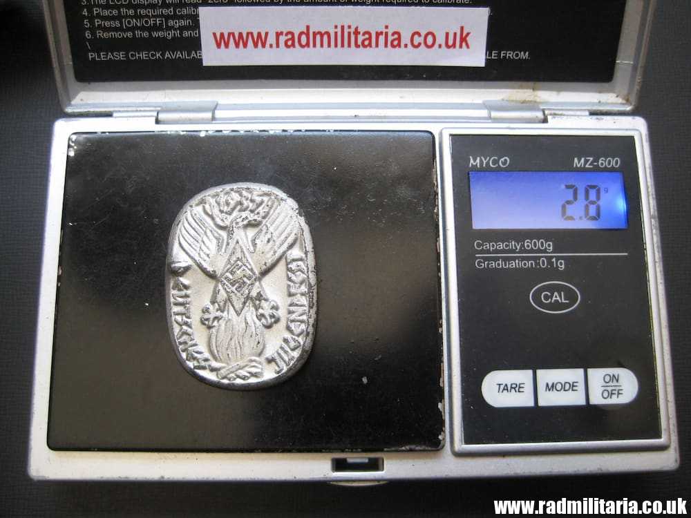 & German Hitler Youth HJ TINNIE BADGE Deutsches Jugendfest 1935 - genuine ! - Image 6