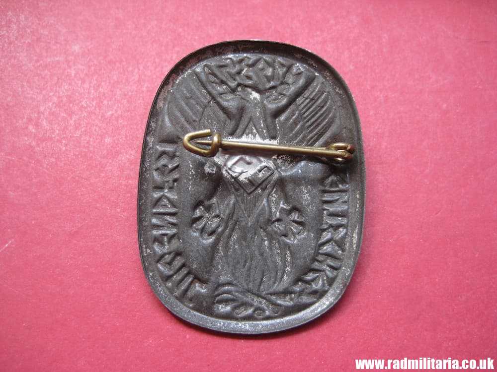 & German Hitler Youth HJ TINNIE BADGE Deutsches Jugendfest 1935 - genuine ! - Image 9