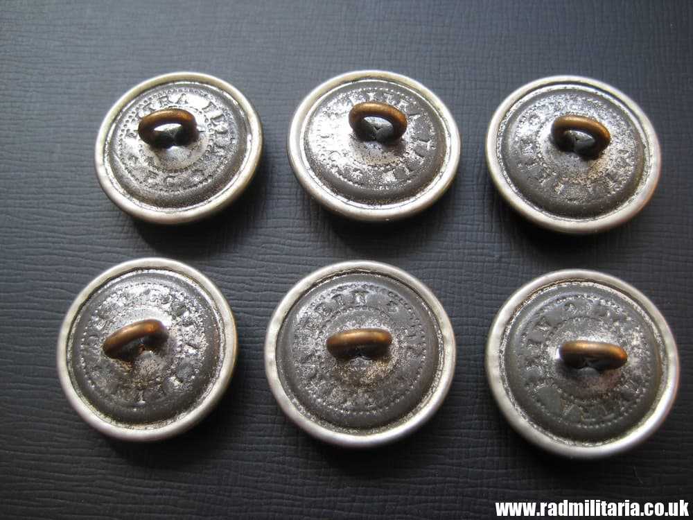 & WW2 SET of 6 German NSDAP BUTTONS with eagle, maker marks: EXTRA FEIN P.C. - genuine. - Image 17