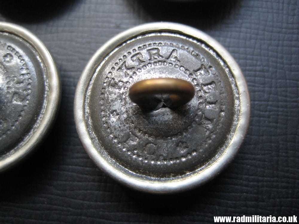 & WW2 SET of 6 German NSDAP BUTTONS with eagle, maker marks: EXTRA FEIN P.C. - genuine. - Image 6