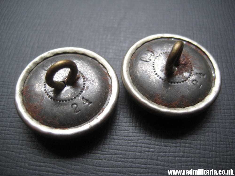 & WW2 PAIR of German NSDAP BUTTONS with eagle, rare RZM marks: RZM 24. - Image 10