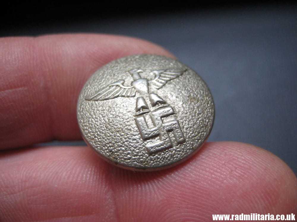 & WW2 PAIR of German NSDAP BUTTONS with eagle, rare RZM marks: RZM 24. - Image 14