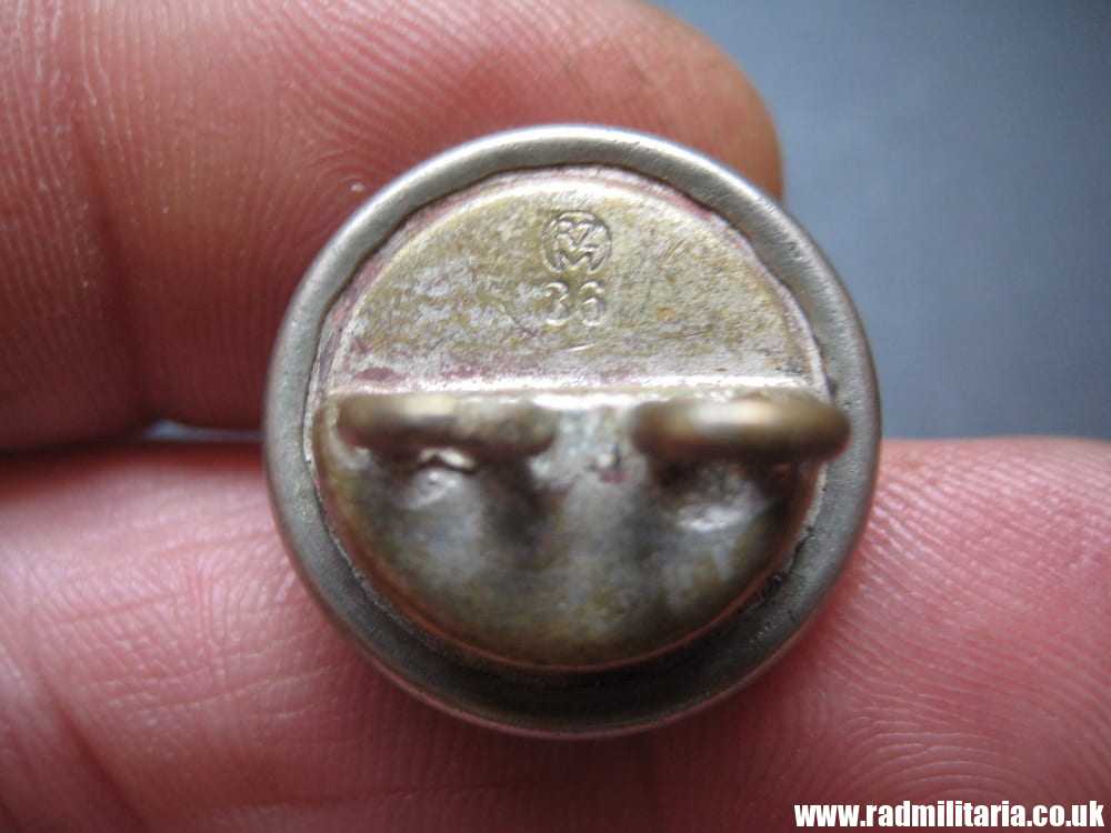 & WW2 German NSDAP BUTTONS with eagle - A PAIR, good condition - BELT HANGERS. - Image 11