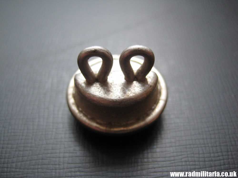 & WW2 German NSDAP BUTTONS with eagle - A PAIR, good condition - BELT HANGERS. - Image 13