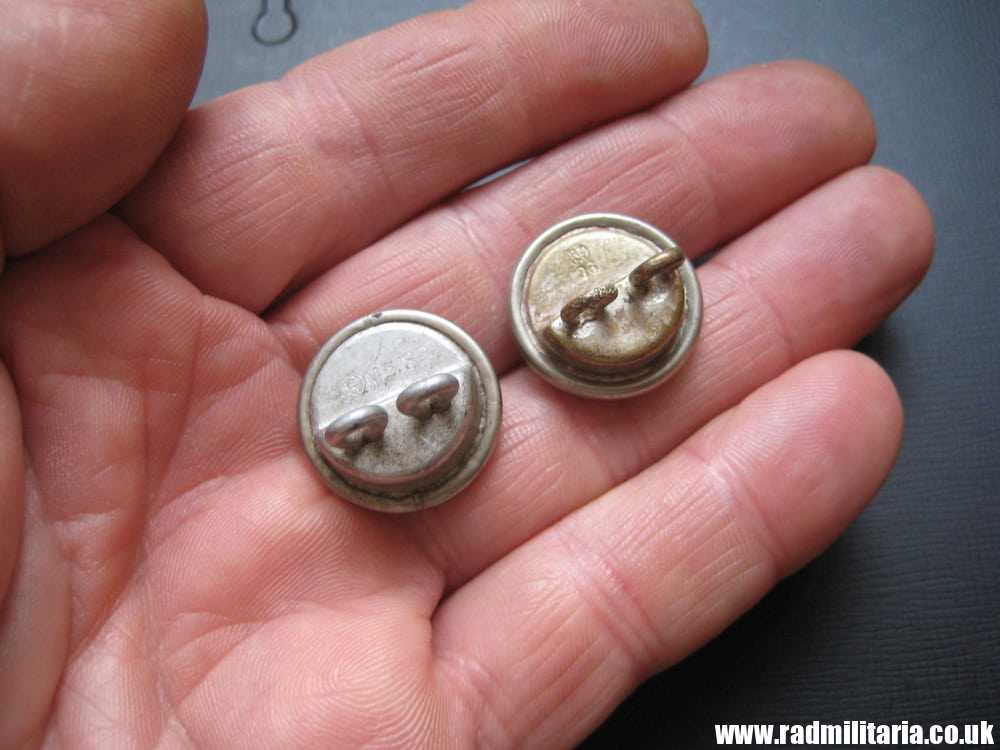 & WW2 German NSDAP BUTTONS with eagle - A PAIR, good condition - BELT HANGERS. - Image 16