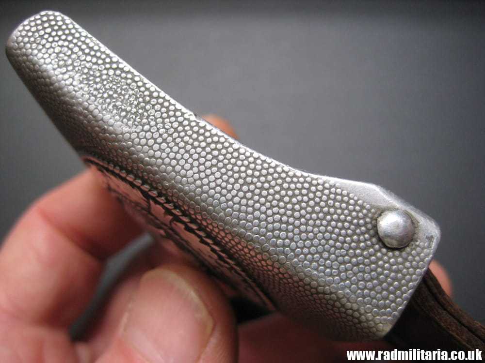 & WW2 original German Wehrmacht aluminum BELT BUCKLE with Leather, maker: Dr.F.&Co. 1937 - Image 8