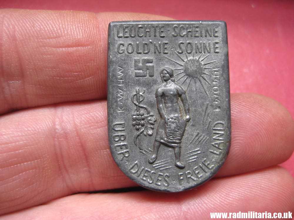 & WW2 original German 1940/41 BADGE: Gau Koblenz - Trier, rare. - Image 2