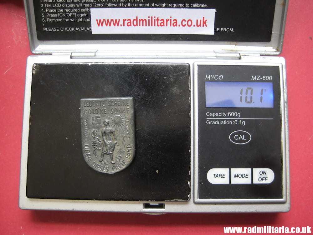 & WW2 original German 1940/41 BADGE: Gau Koblenz - Trier, rare. - Image 8