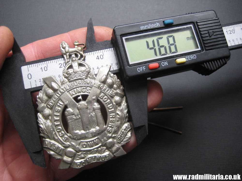 & WW1 British Scottish badge: British Military Cap Badge The SCOTTISH KINGS BORDERERS OWN - genuine. - Image 7