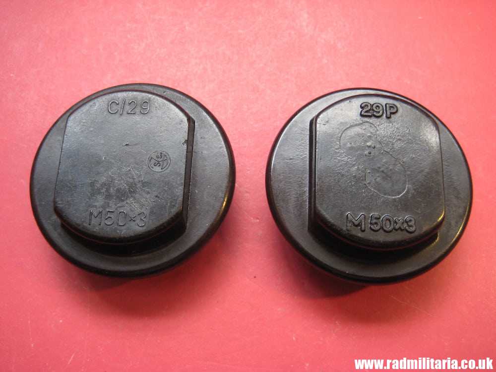 & WW2 original German BAKELITE Transportation CAPS set of 2 - genuine ! - Image 4