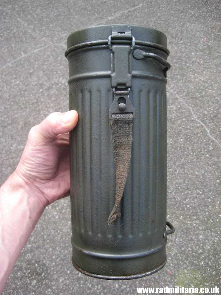 & WW2 German GAS MASK CANISTER - 100% Genuine !! - Image 2
