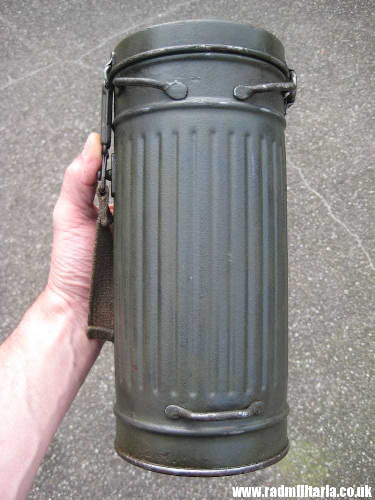 & WW2 German GAS MASK CANISTER - 100% Genuine !! - Image 3