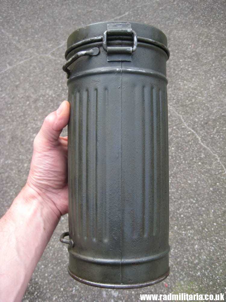 & WW2 German GAS MASK CANISTER - 100% Genuine !! - Image 4