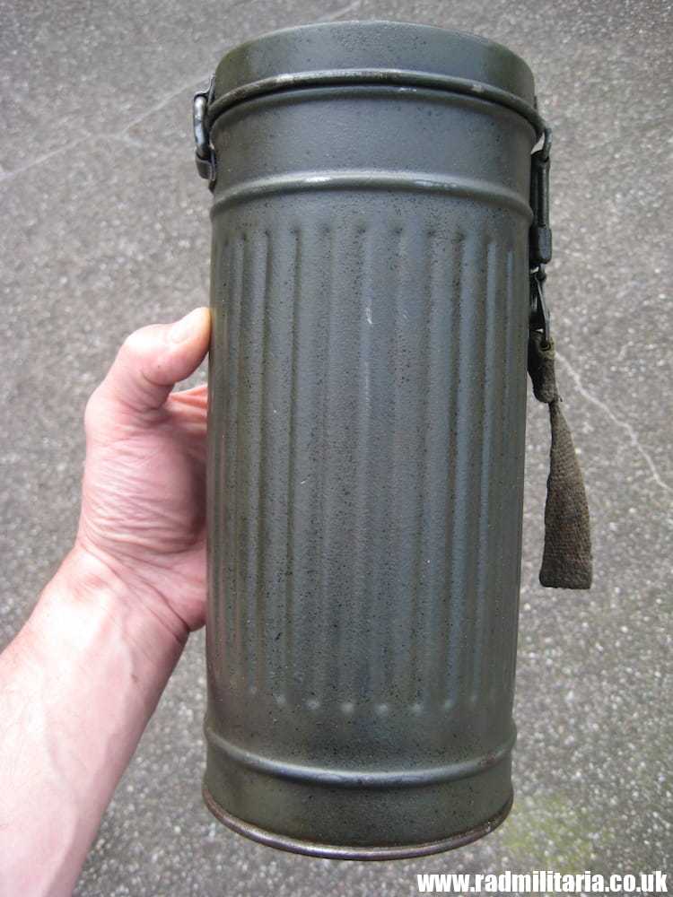 & WW2 German GAS MASK CANISTER - 100% Genuine !! - Image 5
