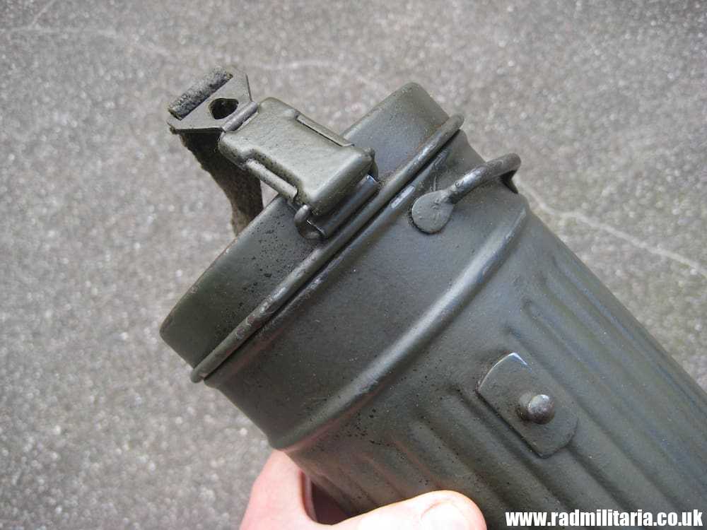 & WW2 German GAS MASK CANISTER - 100% Genuine !! - Image 9