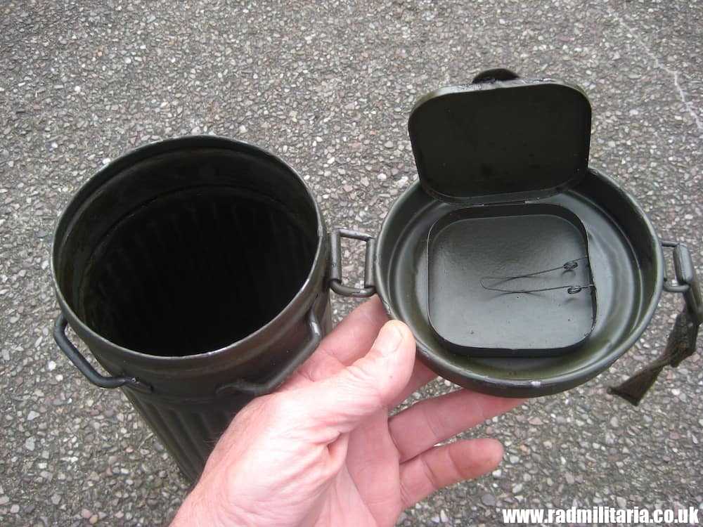 & WW2 German GAS MASK CANISTER - 100% Genuine !! - Image 11