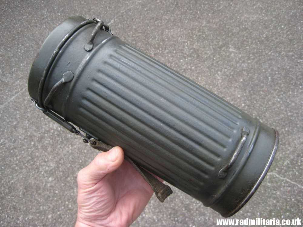 & WW2 German GAS MASK CANISTER - 100% Genuine !! - Image 18