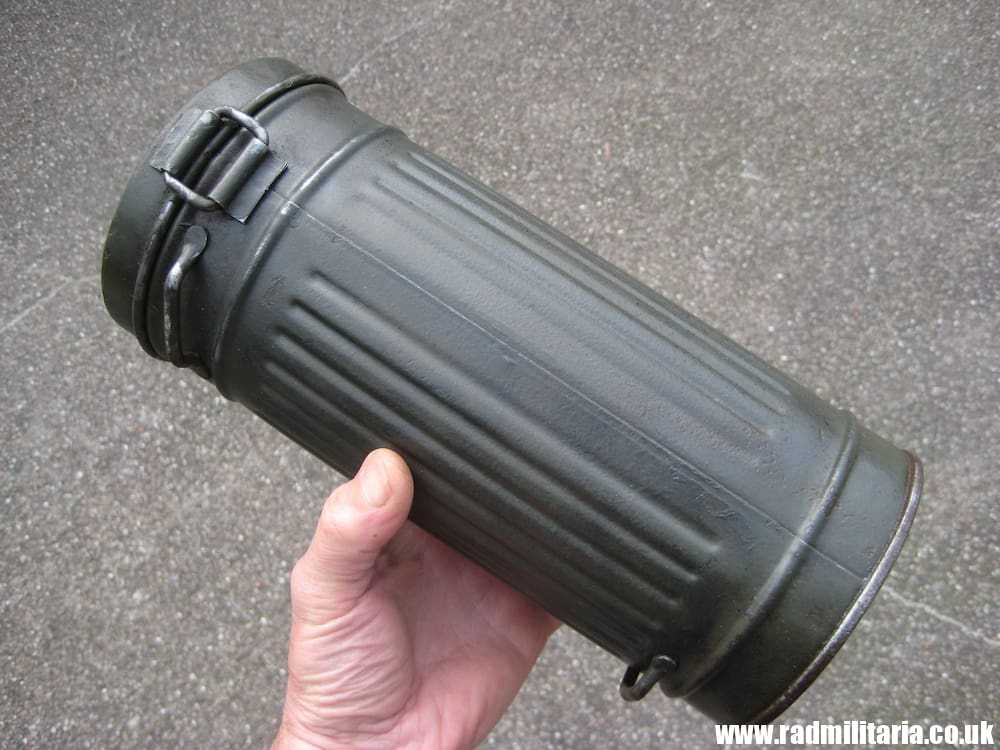 & WW2 German GAS MASK CANISTER - 100% Genuine !! - Image 19