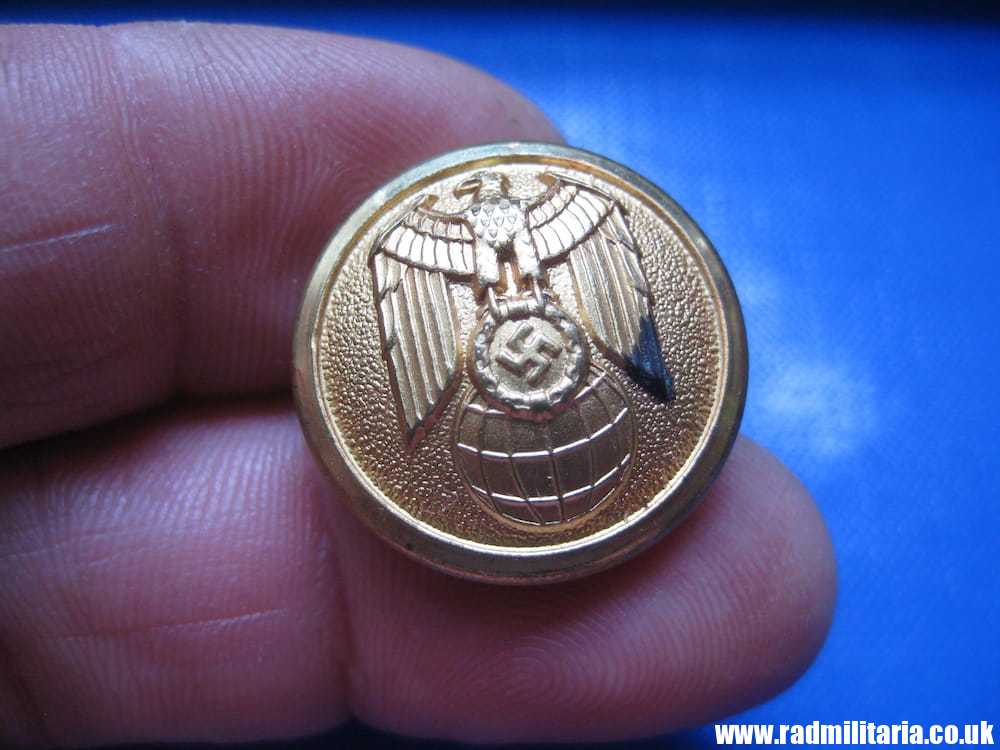 & WW2 original German diplomatic BUTTON marked: "ASSMANN & SOHNE Ludenscheid" - good condition. RARE !!! - Image 2